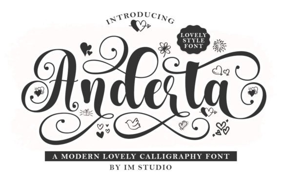 Anderta: A Timeless Script Font for Handmade Creators