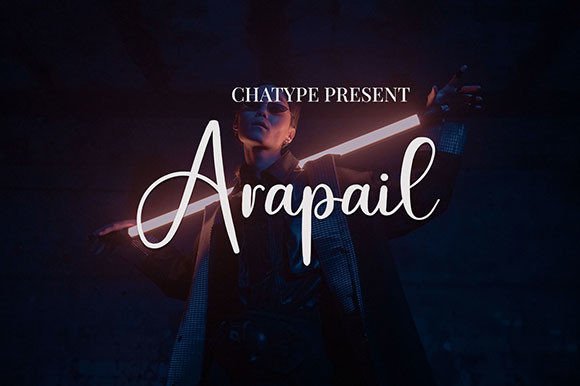 Arapail: A Handwritten Font for Creative Campaigns