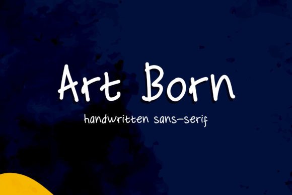 Art Born: A Handwritten Font That Feels Human on the Web