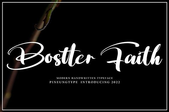 Bostter Faith Font Review