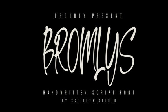 Bromlys: A Handwritten Font for Elegant Design