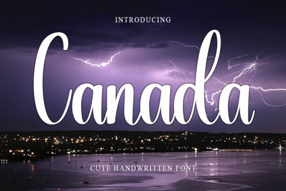 Canada Font: Elegant Handwritten Style
