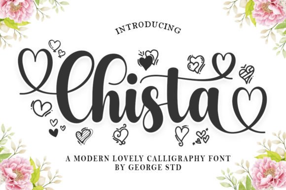 Chista: A Romantic Script Font for Editorial Design