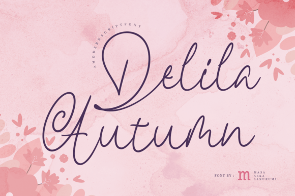 Delila Autumn: A Modern Script Font