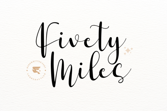 Fivety Miles Font Review