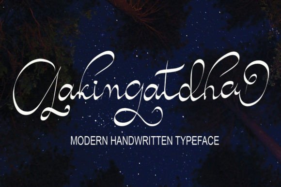 Gakimgatdha Font: Handmade Elegance