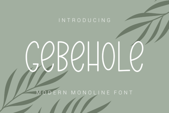Gebehole: A Font That Elevates Branding