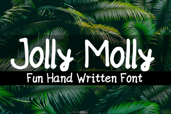 Jolly Molly: A Handwritten Font for Creative Projects