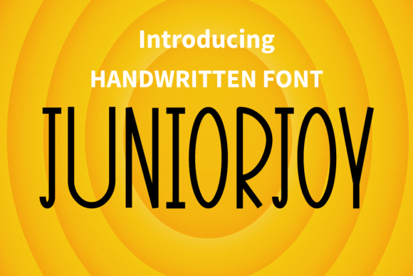 Juniorjoy: A Handwritten Font for Creative Web Design