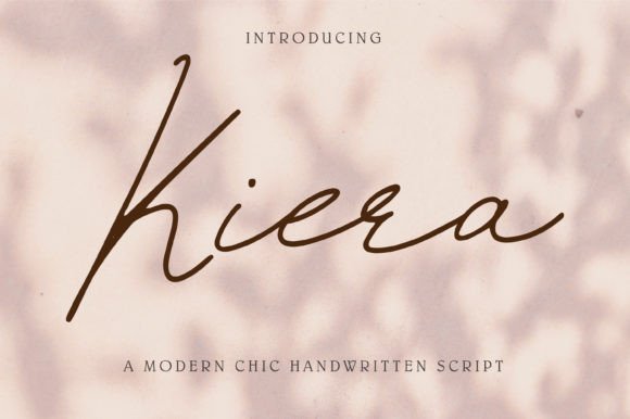 Kiera: A Charming Handwritten Font