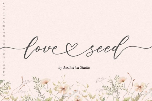 Love Seed Font for Professional Branding