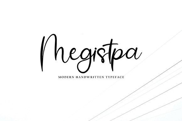 Megistpa: A Delicate Handwritten Font for Thoughtful Branding