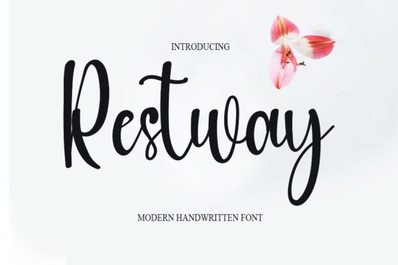 Restway: A Handwritten Font for Elegant Design
