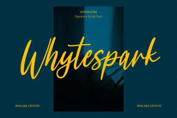 Whytespark Font: Handwritten Elegance for Crafters