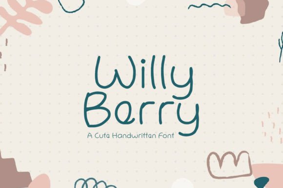 Willy Berry: A Handwritten Font with Editorial Warmth